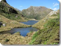 Waters from the top of Henry Saddle